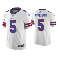 Buffalo Bills #5 Marquez Stevenson Vapor Limited White Jersey