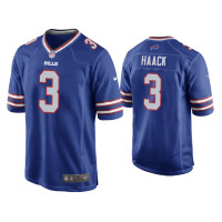 Buffalo Bills #3 Matt Haack Royal Game Jersey