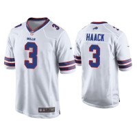 Buffalo Bills #3 Matt Haack White Game Jersey