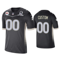 Buffalo Bills #00 Custom 2021 AFC Pro Bowl Game Anthracite Jersey