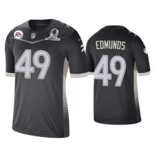 Buffalo Bills #49 Tremaine Edmunds 2021 AFC Pro Bowl Game Anthracite Jersey