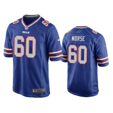 Buffalo Bills #60 Mitch Morse Royal Game Jersey