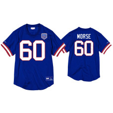 Buffalo Bills #60 Mitch Morse Royal Superbowl XXV Anniversary Mesh Crewneck Jersey