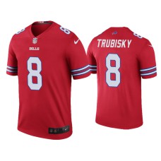 Buffalo Bills #10 Color Rush Legend Mitchell Trubisky Red Jersey