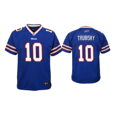 Buffalo Bills #10 Youth Mitchell Trubisky Royal Game Jersey