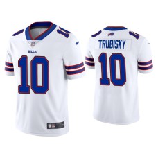 Buffalo Bills #10 Mitchell Trubisky Vapor Limited White Jersey