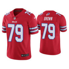 Buffalo Bills #79 Color Rush Limited Spencer Brown Red Jersey