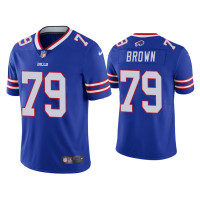 Buffalo Bills #79 Spencer Brown Vapor Limited Royal Jersey