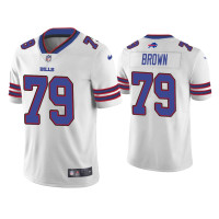 Buffalo Bills #79 Spencer Brown Vapor Limited White Jersey