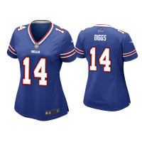 Women Buffalo Bills #14 Stefon Diggs Royal Game Jersey