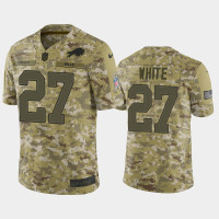 Buffalo Bills #27 Tre'Davious White Salute to Service Limited Jersey - Camo