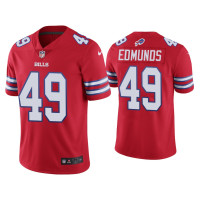 Buffalo Bills #49 Tremaine Edmunds Vapor Limited Red Jersey