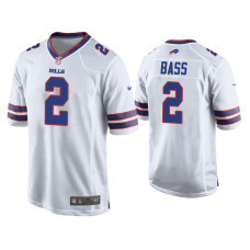 Buffalo Bills #2 Tyler Bass White Game Jersey