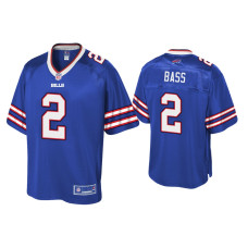 Buffalo Bills #2 Tyler Bass Royal Pro Line Jersey