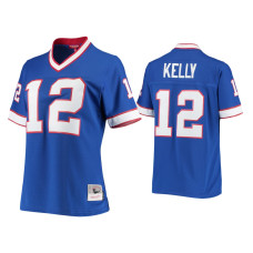 Women Buffalo Bills #12 Jim Kelly Royal 1990 Legacy Replica Jersey