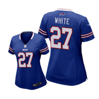 Women Buffalo Bills #27 Royal Tre'Davious White Game Jersey