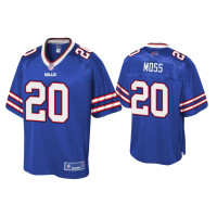 Buffalo Bills #20 Zack Moss Royal Pro Line Jersey