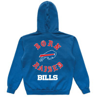 Buffalo Bills Born x Raised Unisex Pullover Hoodie - Royal