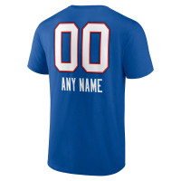 Buffalo Bills Fanatics Branded Personalized Name & Number Team Wordmark T-Shirt - Royal