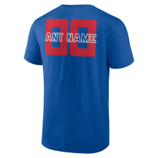 Buffalo Bills Fanatics Branded Stellar Personalized Name & Number T-Shirt - Royal