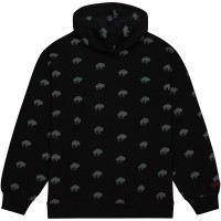 Buffalo Bills Mitchell & Ness Allover Print Fleece Pullover Hoodie - Black