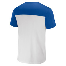 Buffalo Bills NFL x Darius Rucker Collection by Fanatics Colorblocked T-Shirt - White/Royal