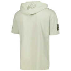 Buffalo Bills Pro Standard Neutrals Short Sleeve Pullover Hoodie - Light Green