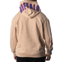 Buffalo Bills The Wild Collective Unisex Heavy Block Graphic Pullover Hoodie - Cream