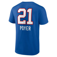 Jordan Poyer Buffalo Bills Fanatics Branded Team Wordmark Player Name & Number T-Shirt - Royal