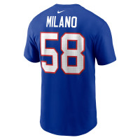 Matt Milano Buffalo Bills Nike Player Name & Number T-Shirt - Royal