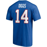 Stefon Diggs Buffalo Bills Fanatics Branded Player Icon Name & Number T-Shirt - Royal